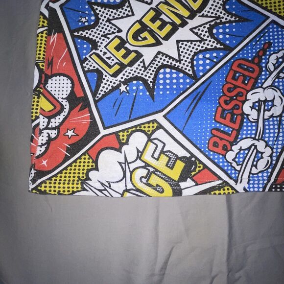 Bailey Apparel Launder HUSTLE Retro Pop Art Graphic T Shirt Mens Size Small - Picture 8 of 16